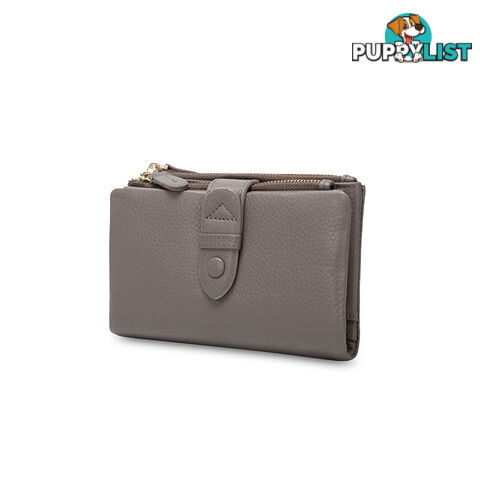 PAYTON Natural Grey Womens Leather Wallet