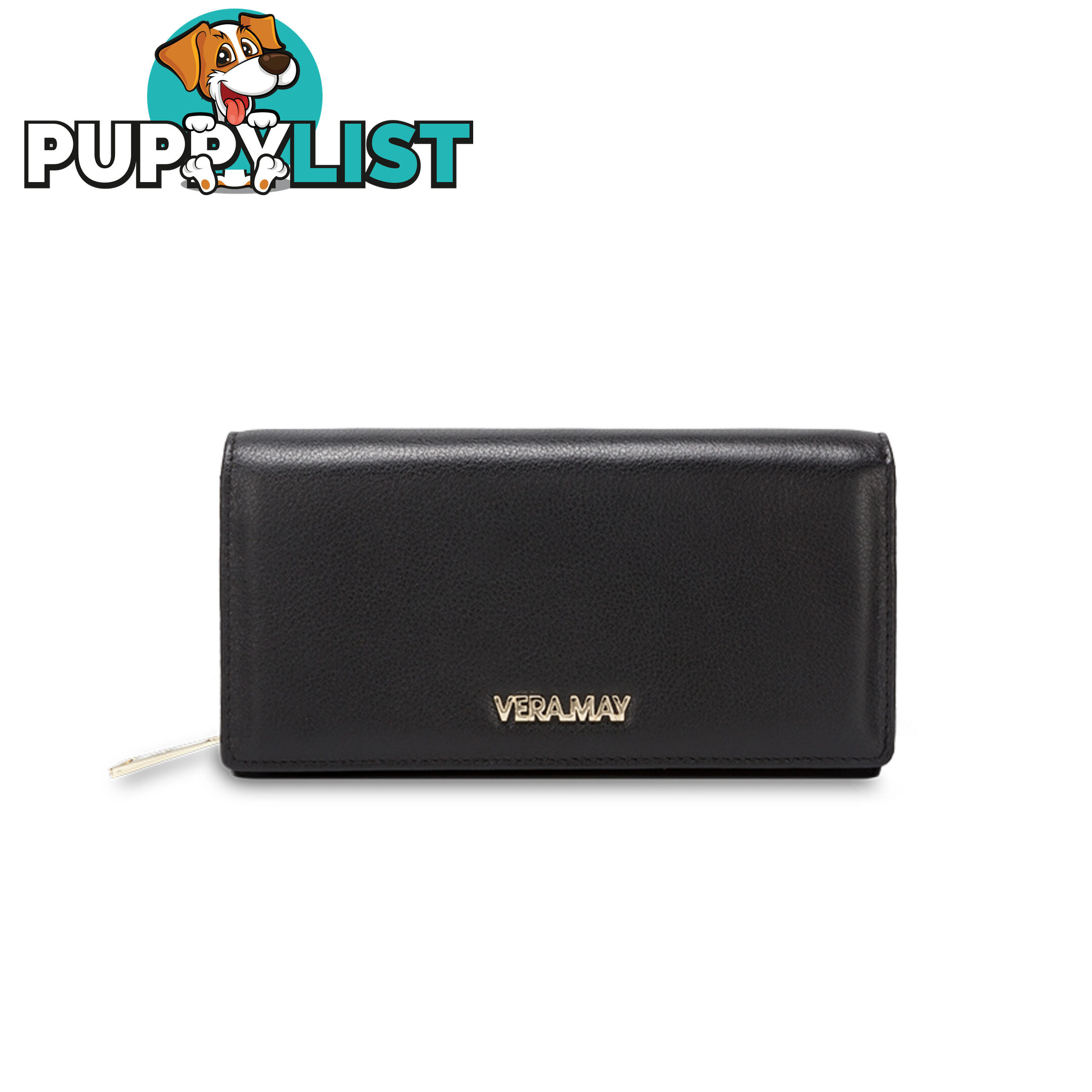 LW3LS Black Genuine Leather Wallet