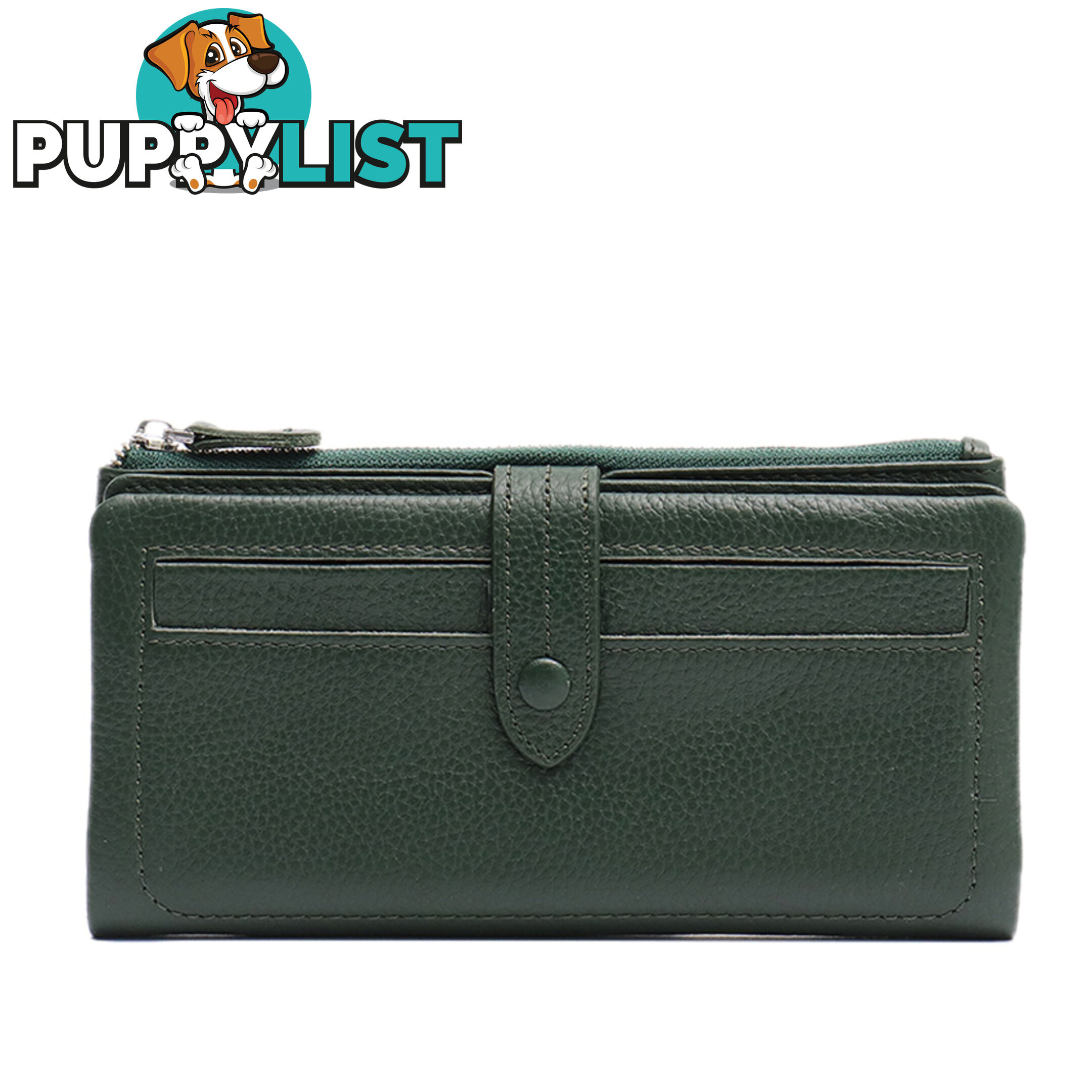 SAWYER Green Women Leather Wallet