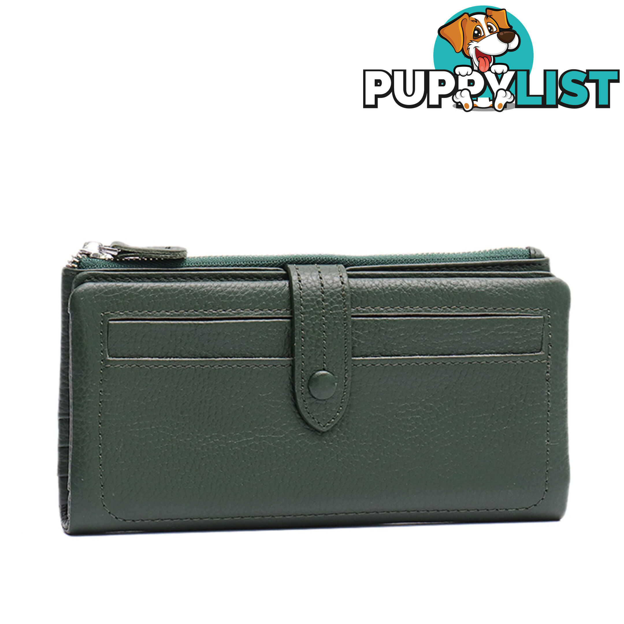 SAWYER Green Women Leather Wallet