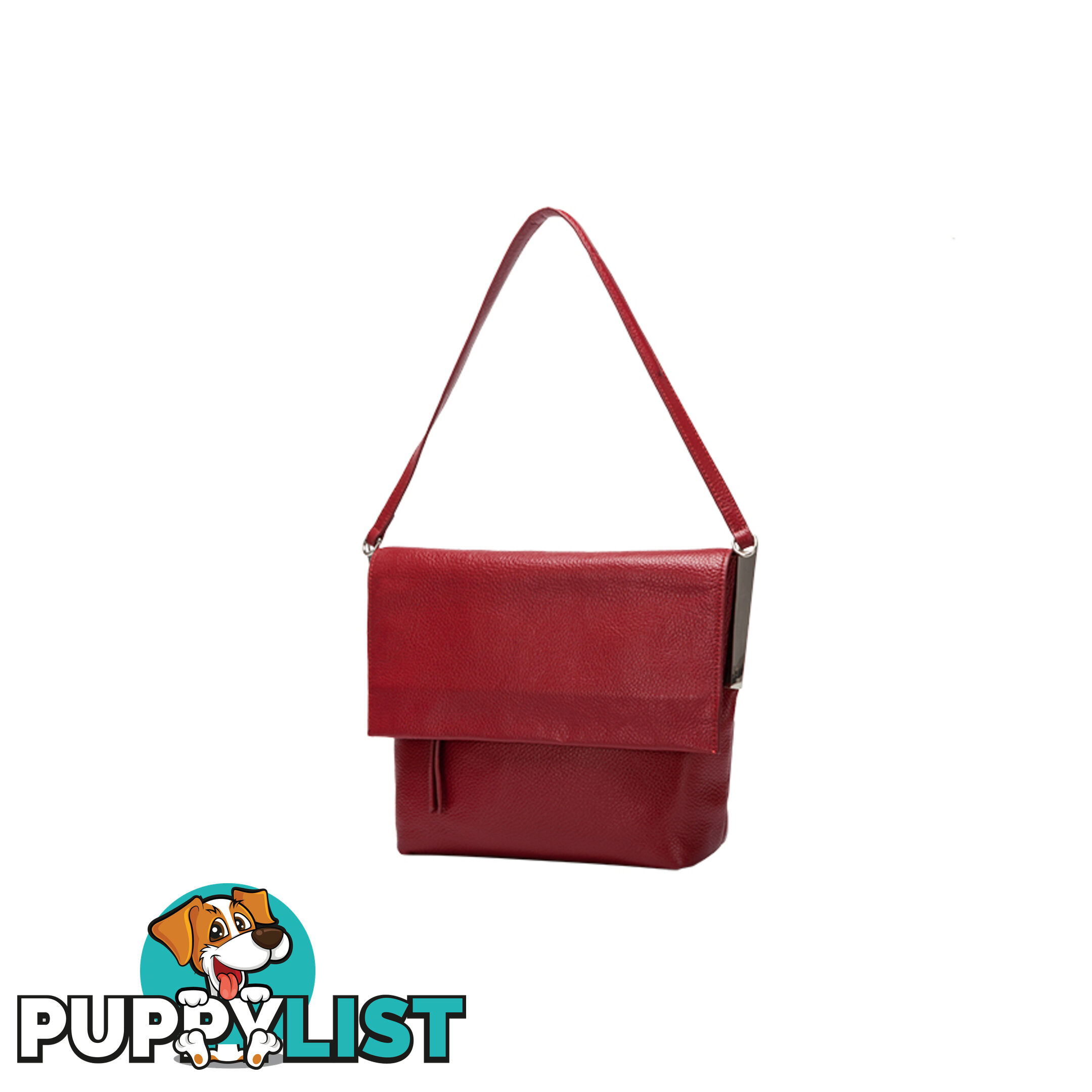 SKYLER Red Genuine Leather Handbag