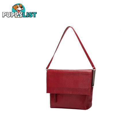 SKYLER Red Genuine Leather Handbag