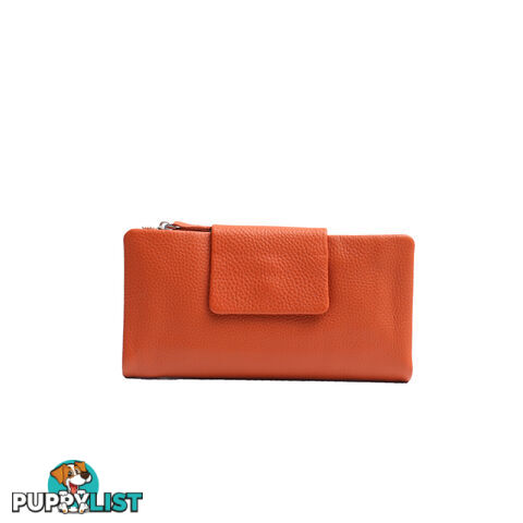 MAKI TAN GENUINE LEATHER LADIES WALLET