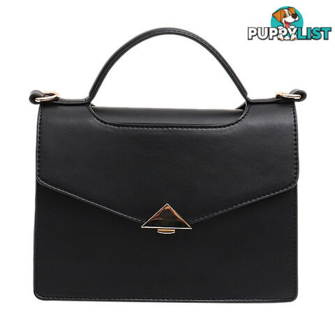 PEACE BLACK VEGAN LEATHER WOMENS HANDBAG