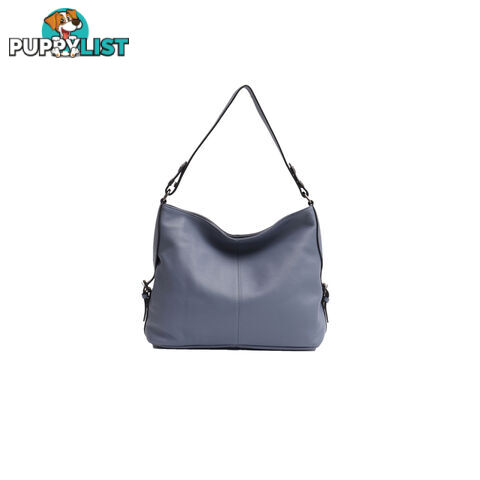 ASIM BLUE GENUINE LEATHER LADIES HANDBAG