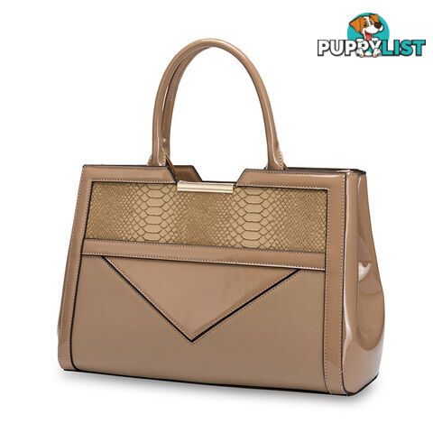 Pepper Taupe Beige Womens Satchel Handbag