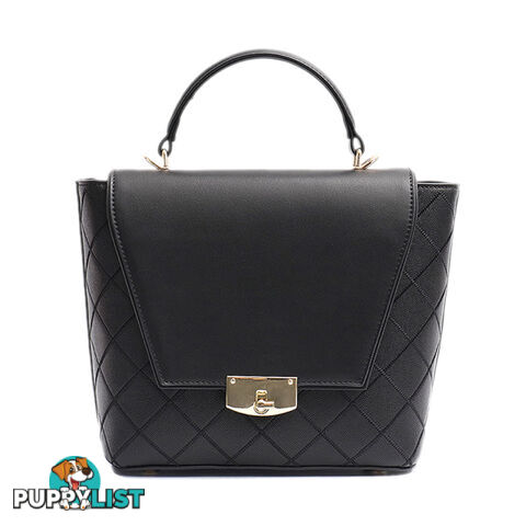 ARABELLA BLACK VEGAN LEATHER LADIES HANDBAG