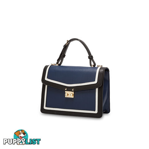 CUBITT Navy Womens Satchel Handbag