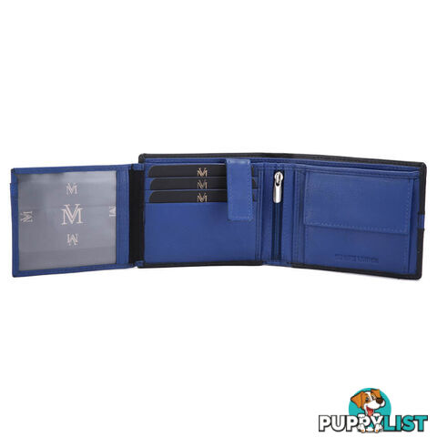 MS5 GENUINE COWHIDE LEATHER MENS SPORT WALLET