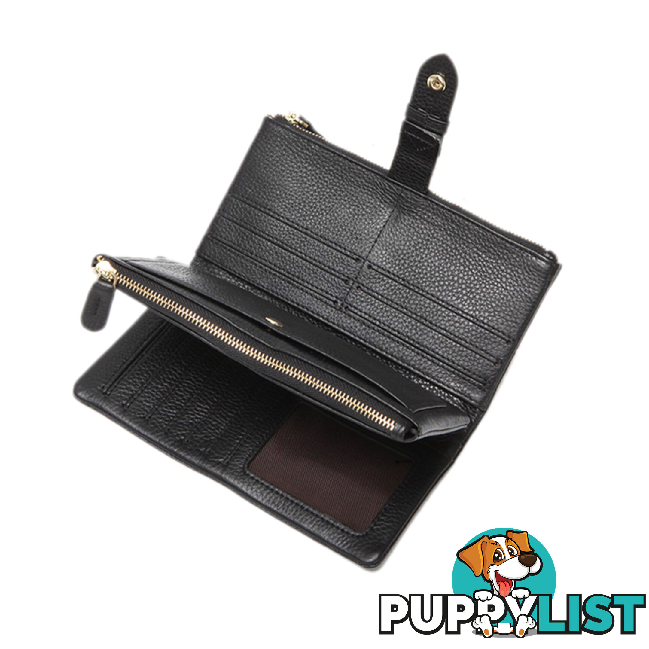 CHEYENNE BLACK GENUINE LEATHER LADIES WALLET