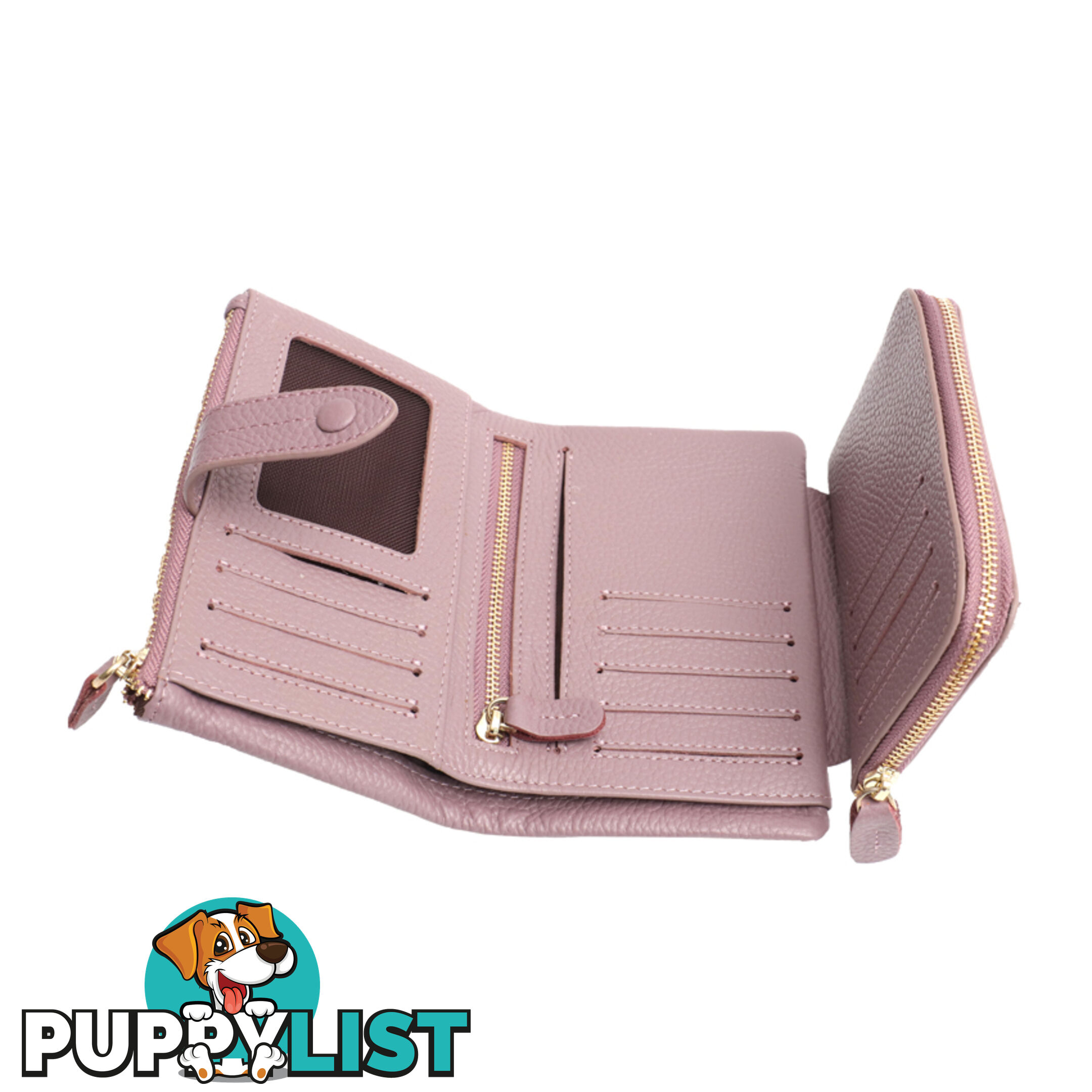 KYM PINK GENUINE LEATHER LADIES SMALL WALLET