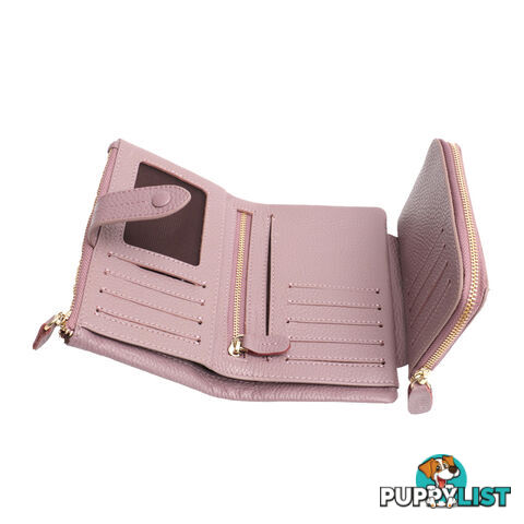 KYM PINK GENUINE LEATHER LADIES SMALL WALLET