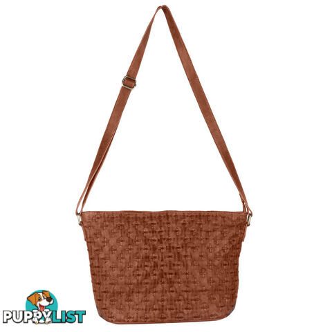 WEBSTER TAN GENUINE LEATHER LADIES HANDBAG