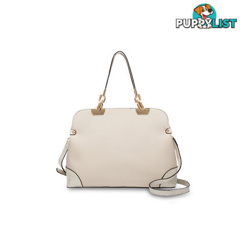 DOMANI Beige Womens Classic  Handbag