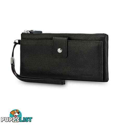 TORO Black Womens Soft Genuine Leather Wallet