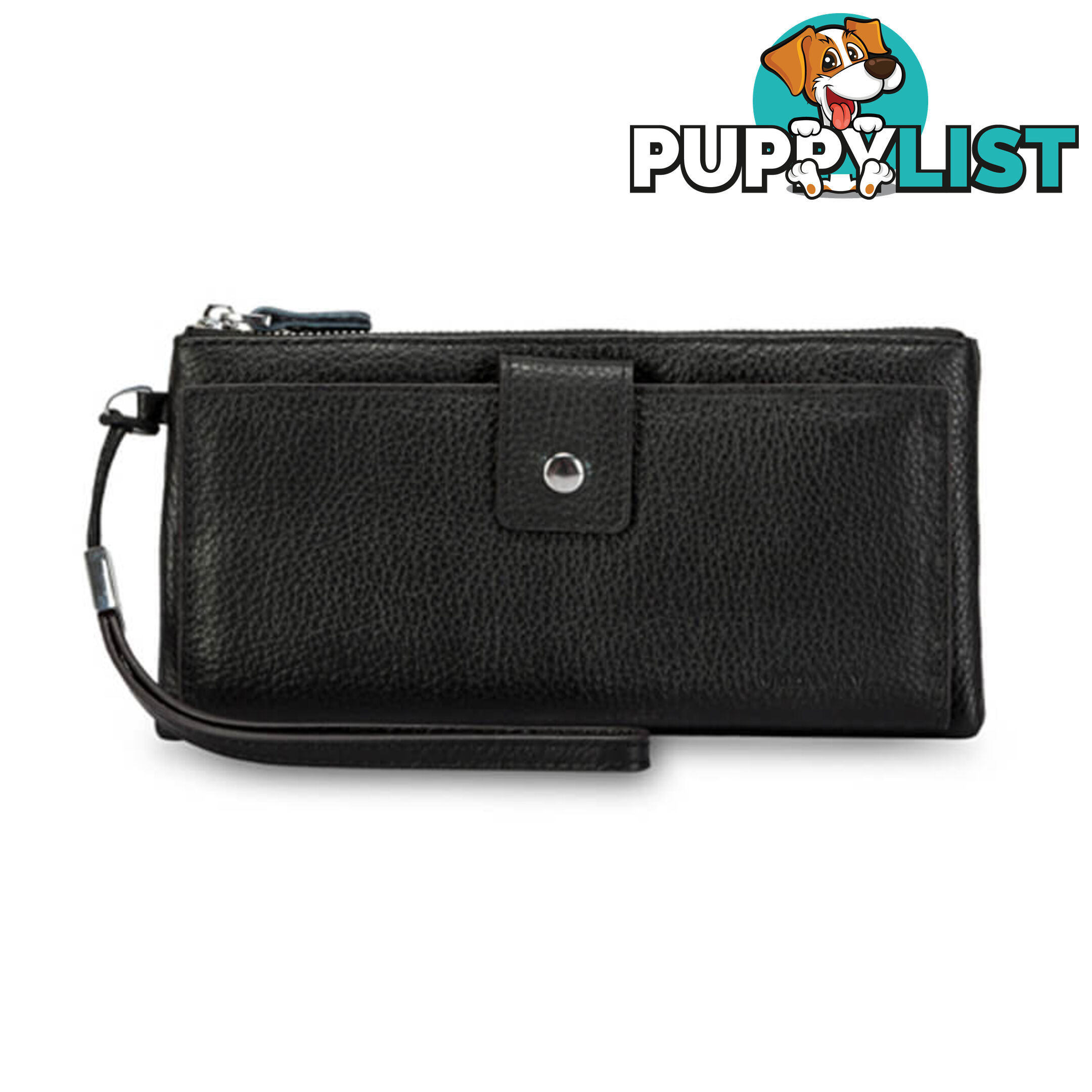 TORO Black Womens Soft Genuine Leather Wallet