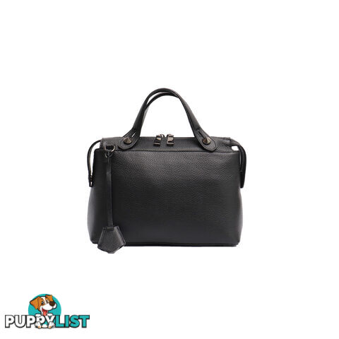 DANIKA BLACK GENUINE LEATHER LADIES HANDBAG