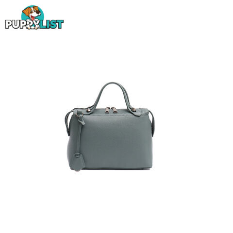 DANIKA TEAL GENUINE LEATHER LADIES HANDBAG