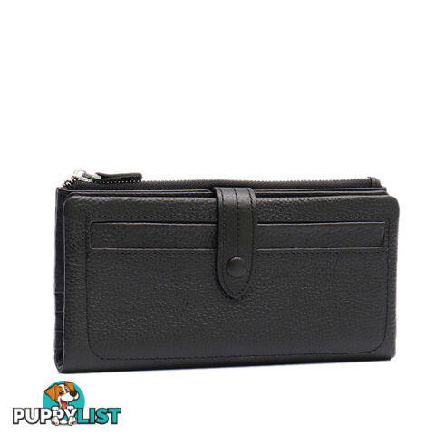 SAWYER Black Women Leather Wallet