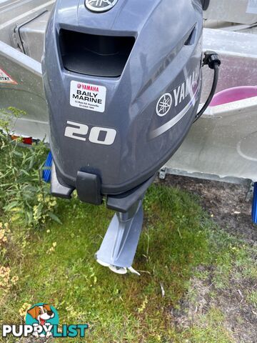 2014 Stacer Proline  3.75. 2014 20hp Yamaha 4 stroke motor. 2014 Telwater trailer. Both registered.