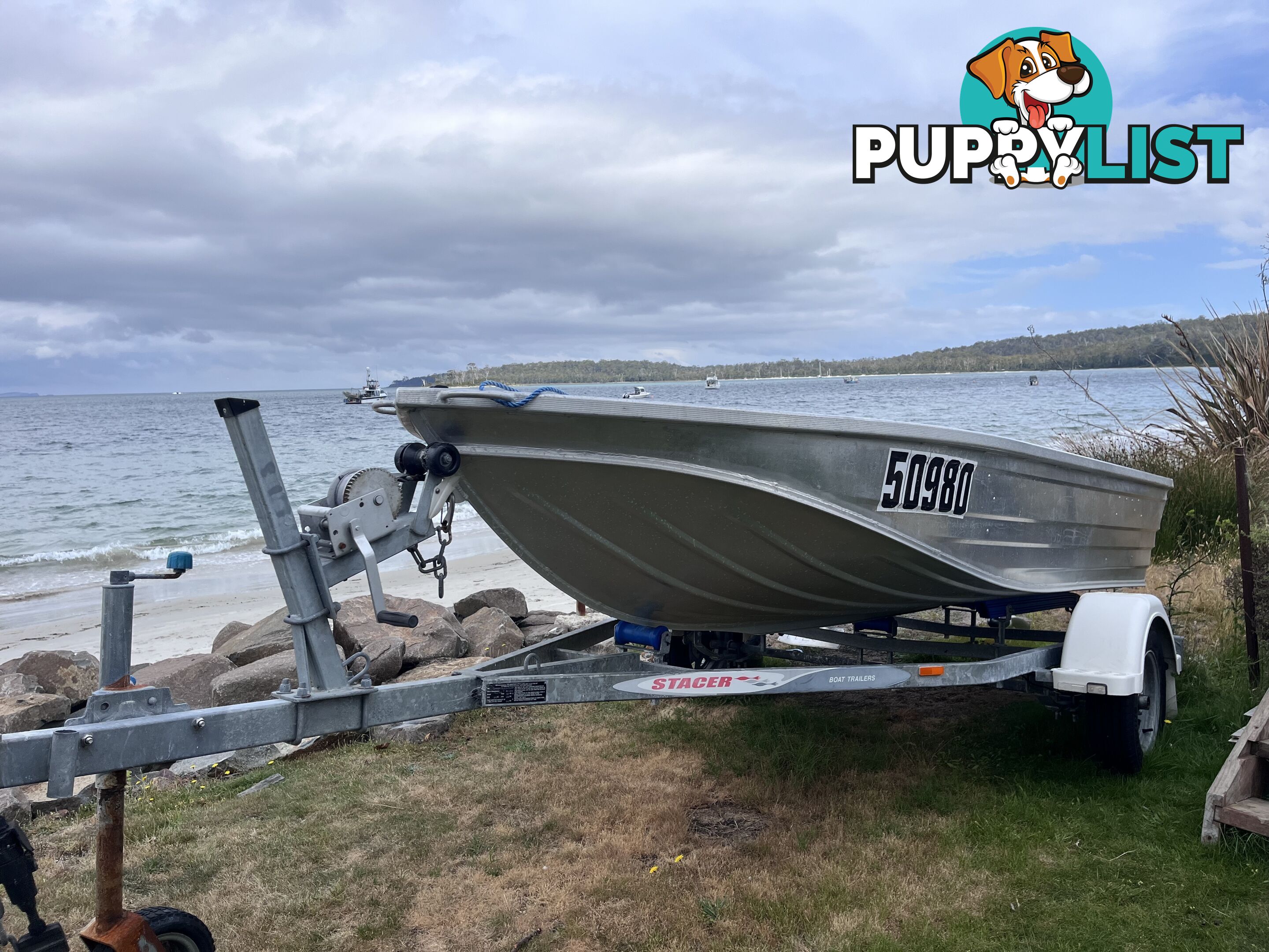 2014 Stacer Proline  3.75. 2014 20hp Yamaha 4 stroke motor. 2014 Telwater trailer. Both registered.
