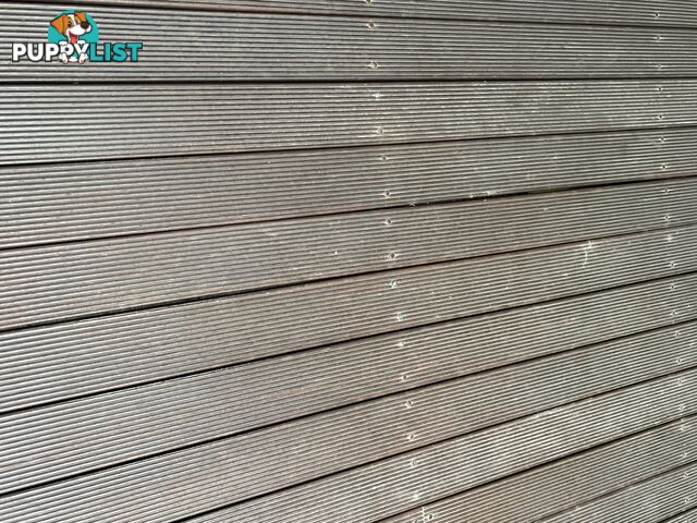 Merbau deck boards 70mm with nails