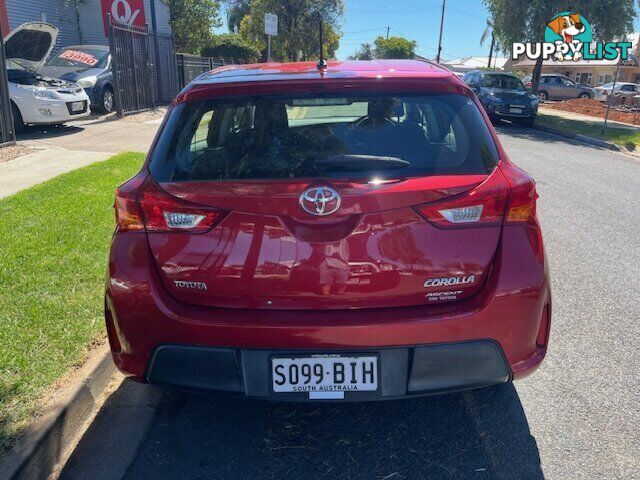 2013 TOYOTA COROLLA ZRE182R  HATCHBACK