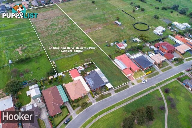 40 GERALDINE DRIVE HAMPTON PARK VIC 3976