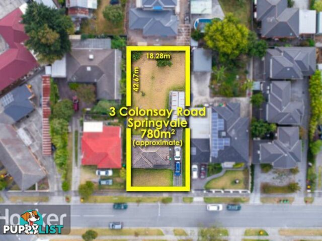 3 COLONSAY RD SPRINGVALE VIC 3171