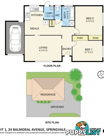 1&2/24 Balmoral Avenue SPRINGVALE VIC 3171