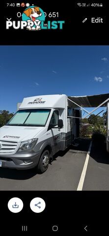 paradise Mercedes-Benz motor home 2017