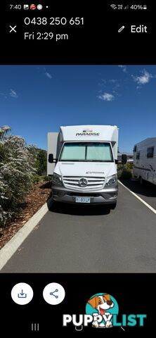 paradise Mercedes-Benz motor home 2017