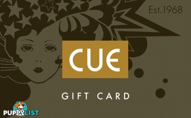 Cue Gift Card Value $259 - Expires April 2017