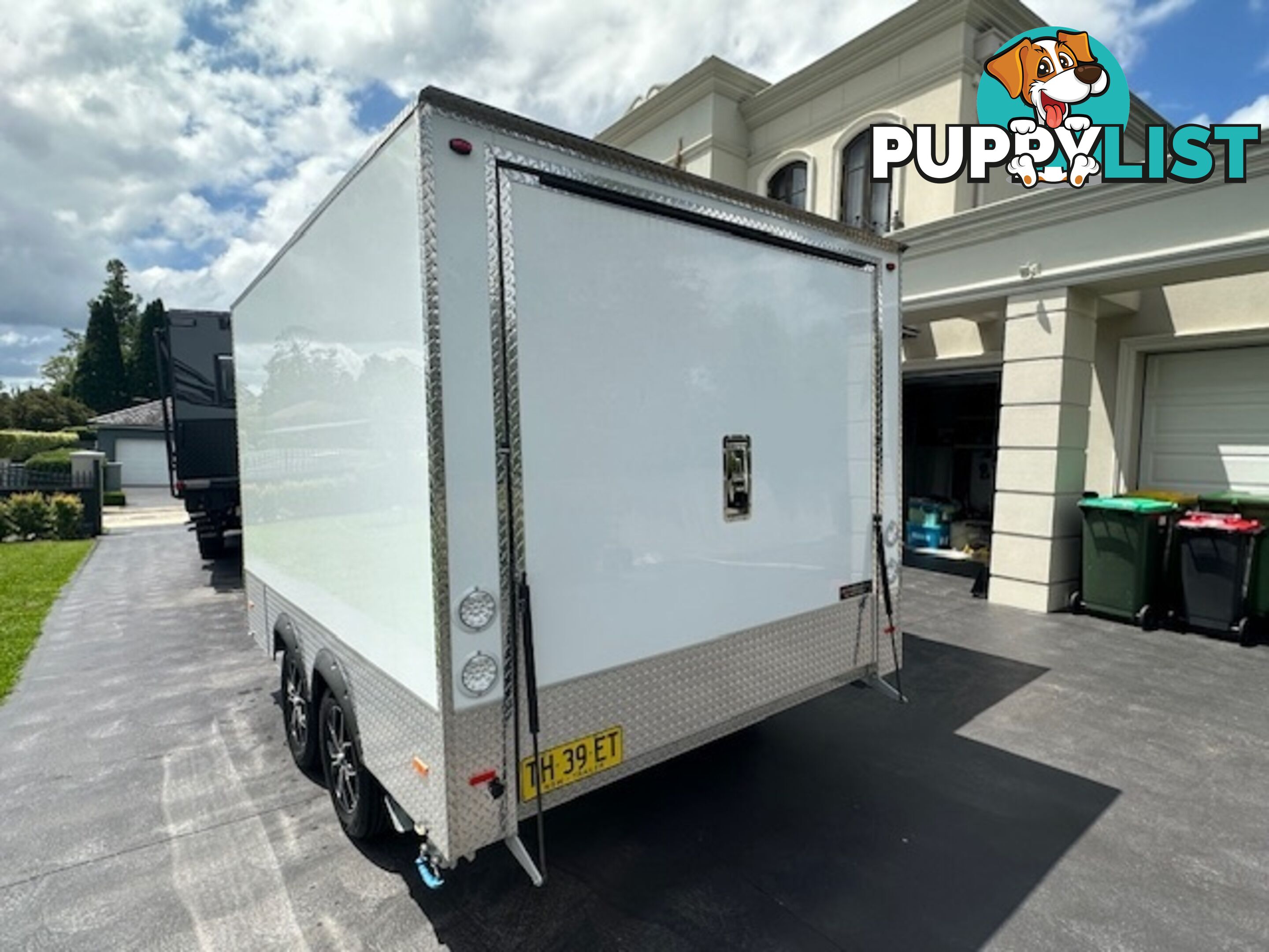 GAL BOX ALUMINIUM BIKE/CAMPING TRAILER 3600mm x 2300mm x 1800 TWIN AX