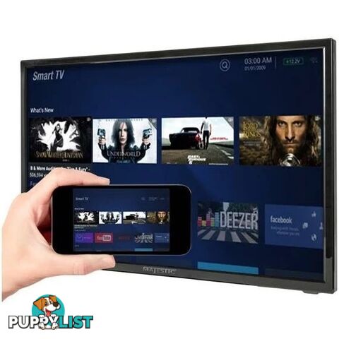 Majestic 27  smart led tv/dvd/bluetooth/screen mirroring