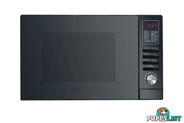 NCE microwave 25l in black with shroud