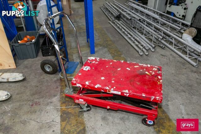 Hare & Forbes Mobile Hydraulic Lift Platform Trolley