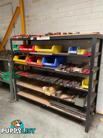 Fabricated Steel Shelving Unit