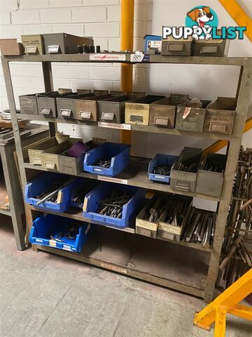 Fabricated Steel Shelving Unit