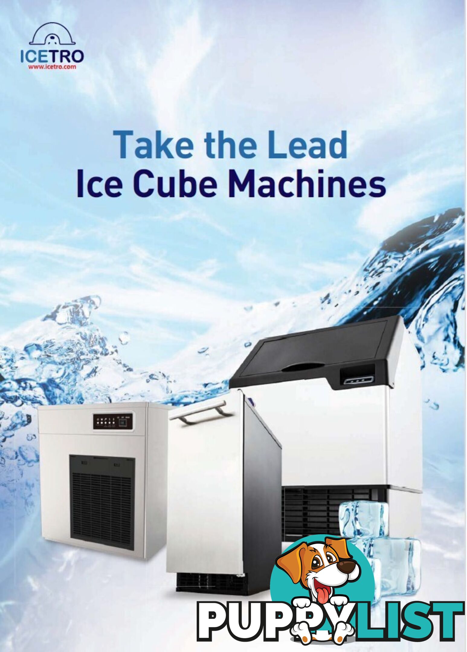 Icetro commercial ice making machine at genuine runout stock sale below landed cost prices.