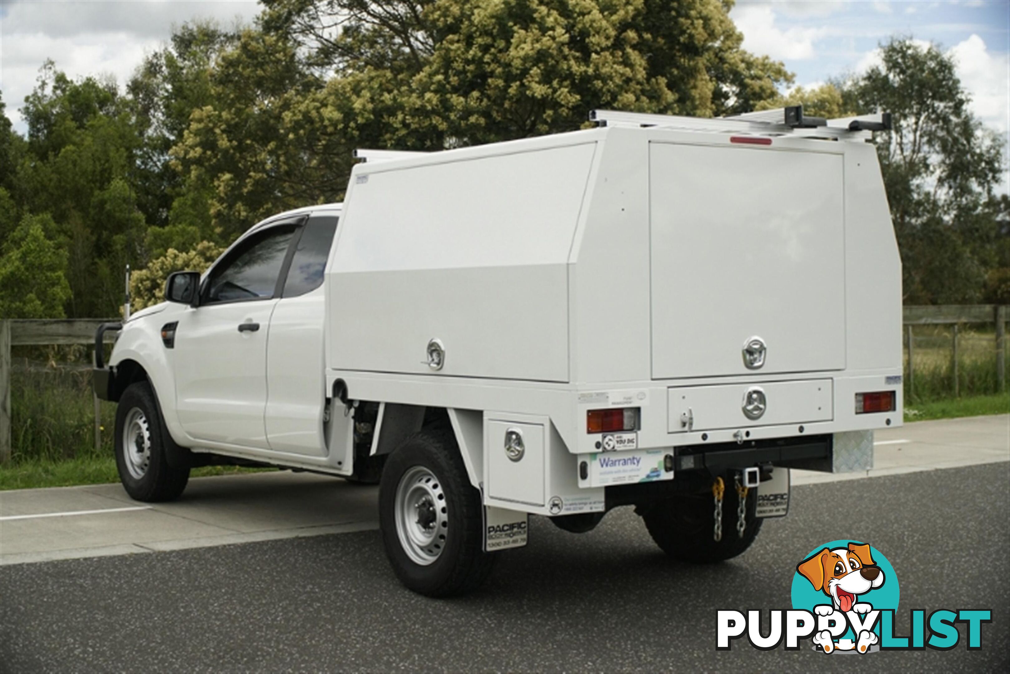 2016 FORD RANGER XL EXTENDED CAB PX MKII CAB CHASSIS