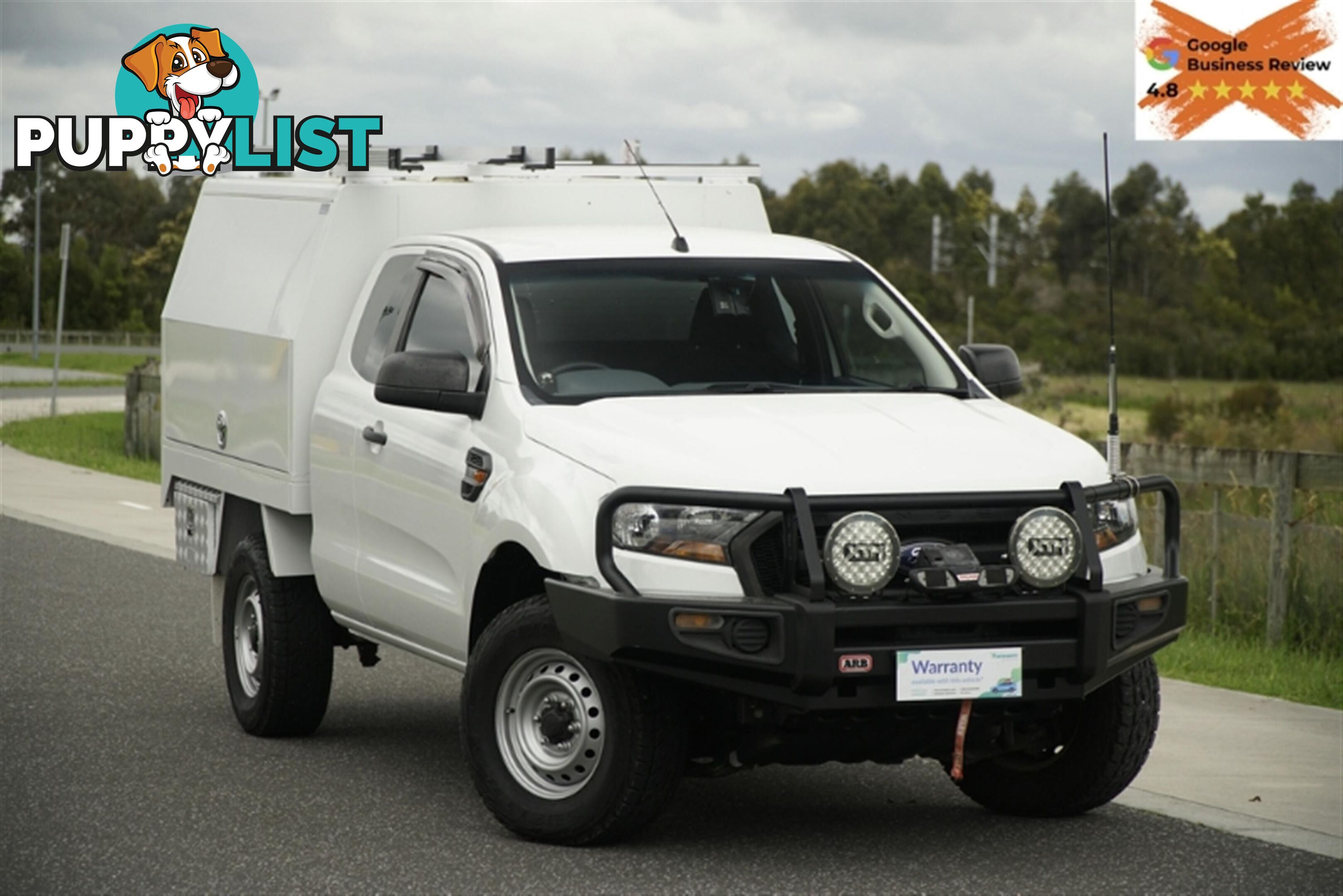 2016 FORD RANGER XL EXTENDED CAB PX MKII CAB CHASSIS