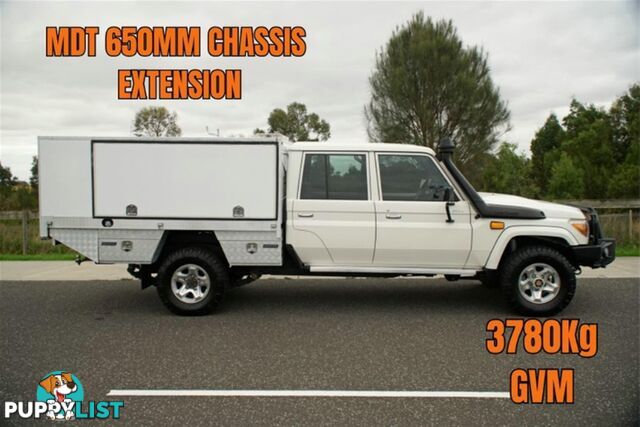 2016 TOYOTA LANDCRUISER GXL DUAL CAB VDJ79R CAB CHASSIS