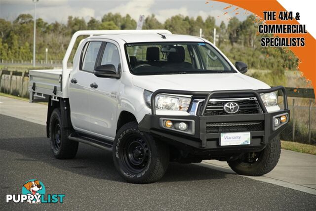 2019 TOYOTA HILUX SR DUAL CAB GUN126R CAB CHASSIS