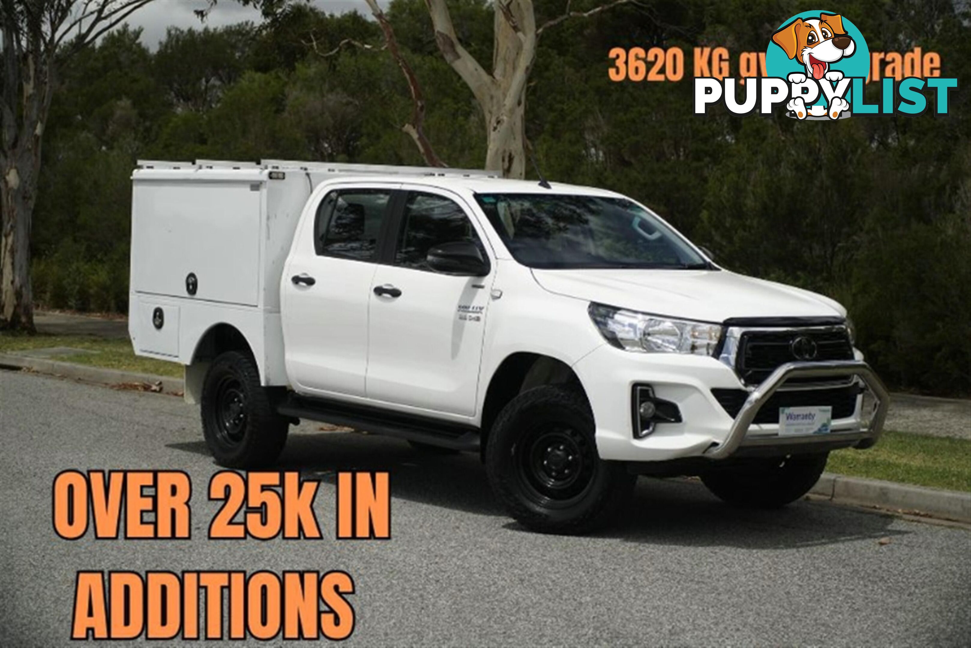 2019 TOYOTA HILUX SR DUAL CAB GUN126R CAB CHASSIS