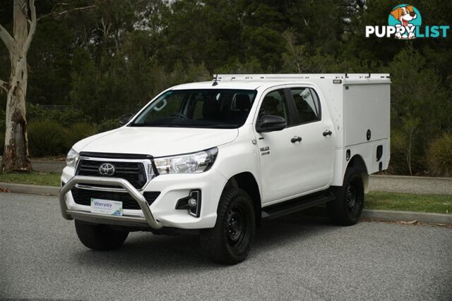 2019 TOYOTA HILUX SR DUAL CAB GUN126R CAB CHASSIS