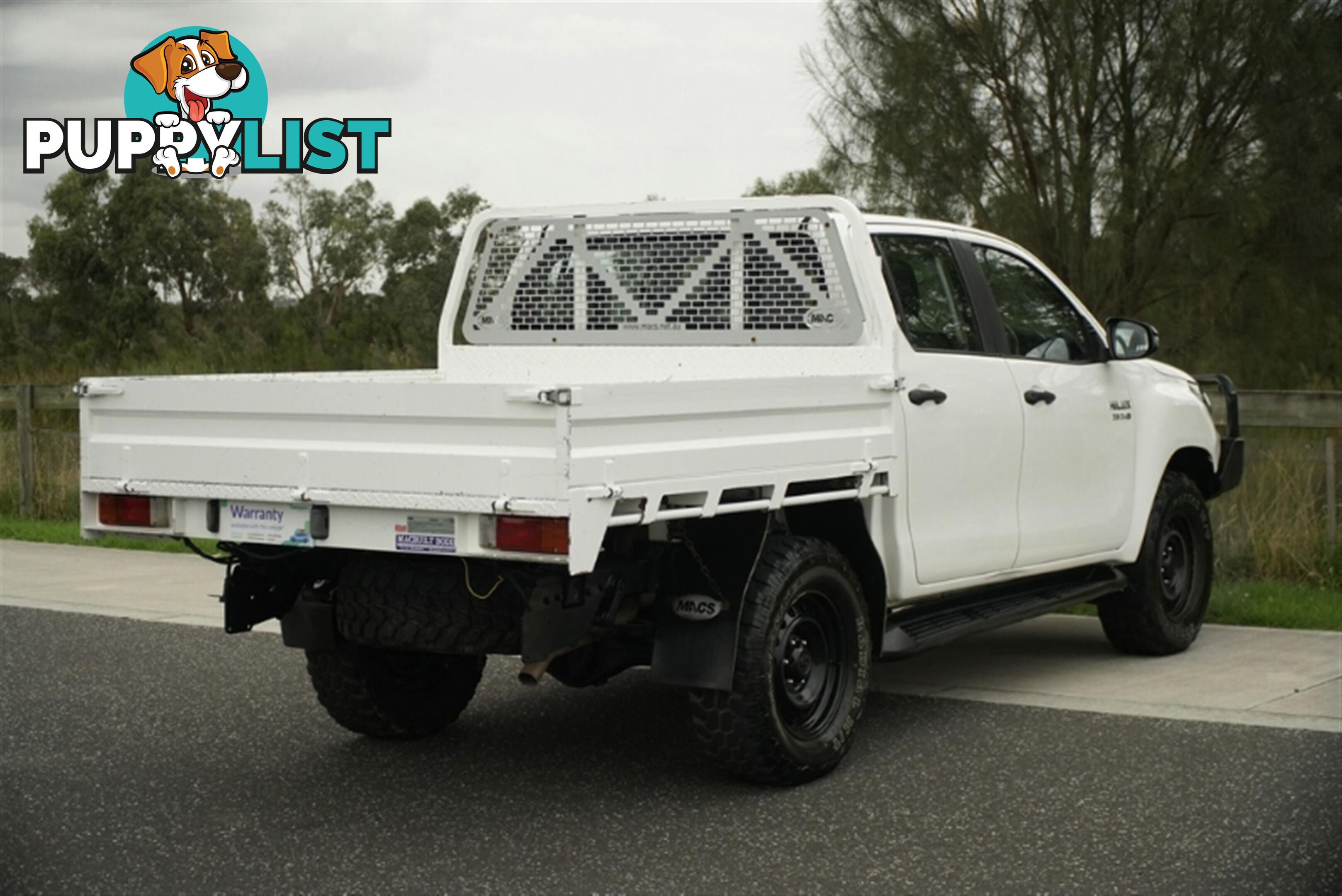 2019 TOYOTA HILUX SR DUAL CAB GUN126R CAB CHASSIS