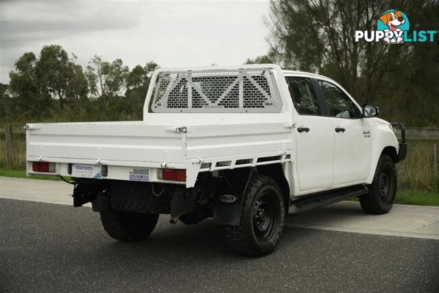 2019 TOYOTA HILUX SR DUAL CAB GUN126R CAB CHASSIS