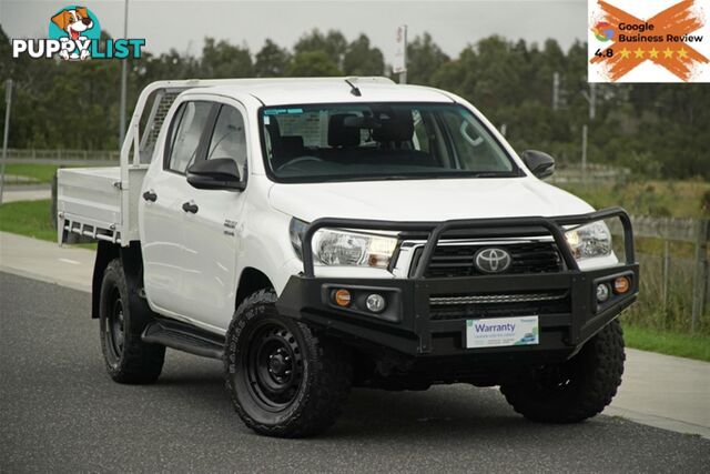 2019 TOYOTA HILUX SR DUAL CAB GUN126R CAB CHASSIS