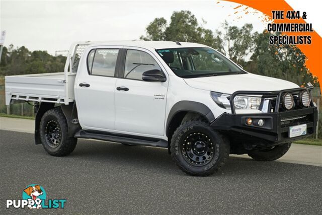 2019 TOYOTA HILUX SR DUAL CAB GUN126R CAB CHASSIS
